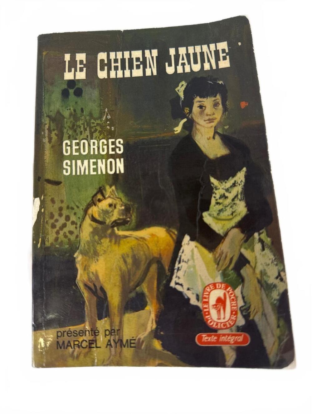 Le Chien Jaune by Georges Simenon - Vintage French Paperback 1936
